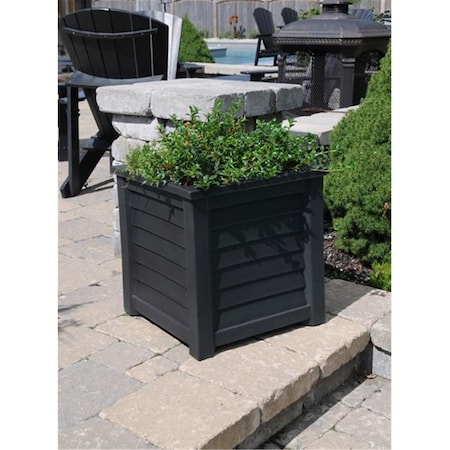 Lawnitator Lakeland 20x20 Planter Black LA2621858